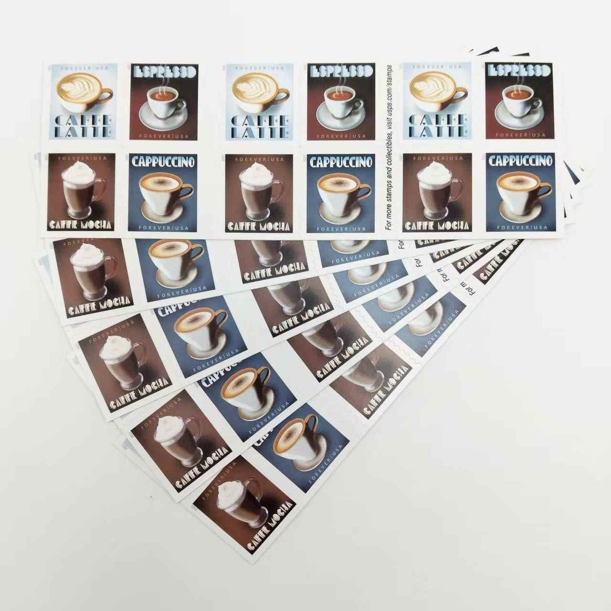 2021 Espresso Drinks Forever Stamps