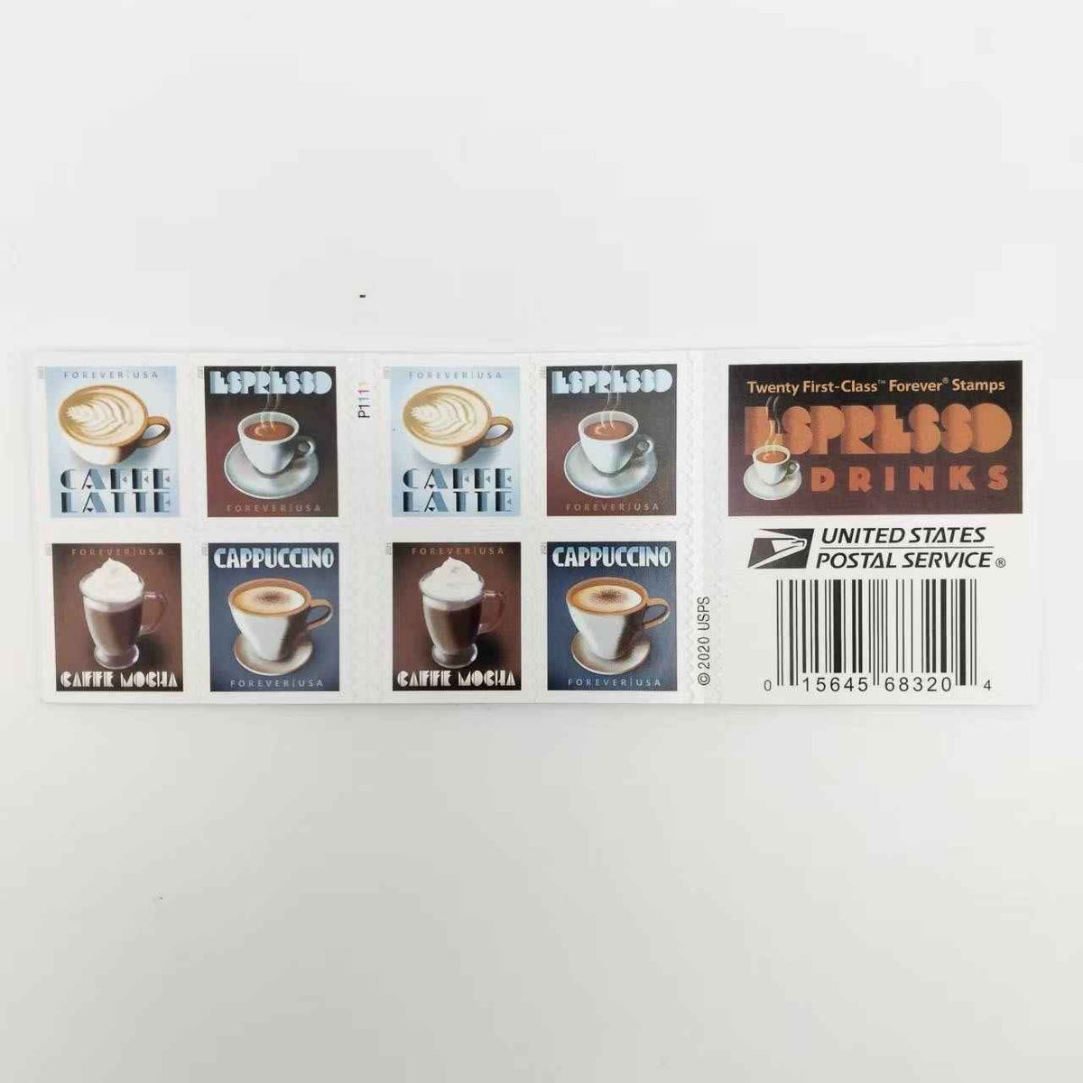 2021 Espresso Drinks Forever Stamps