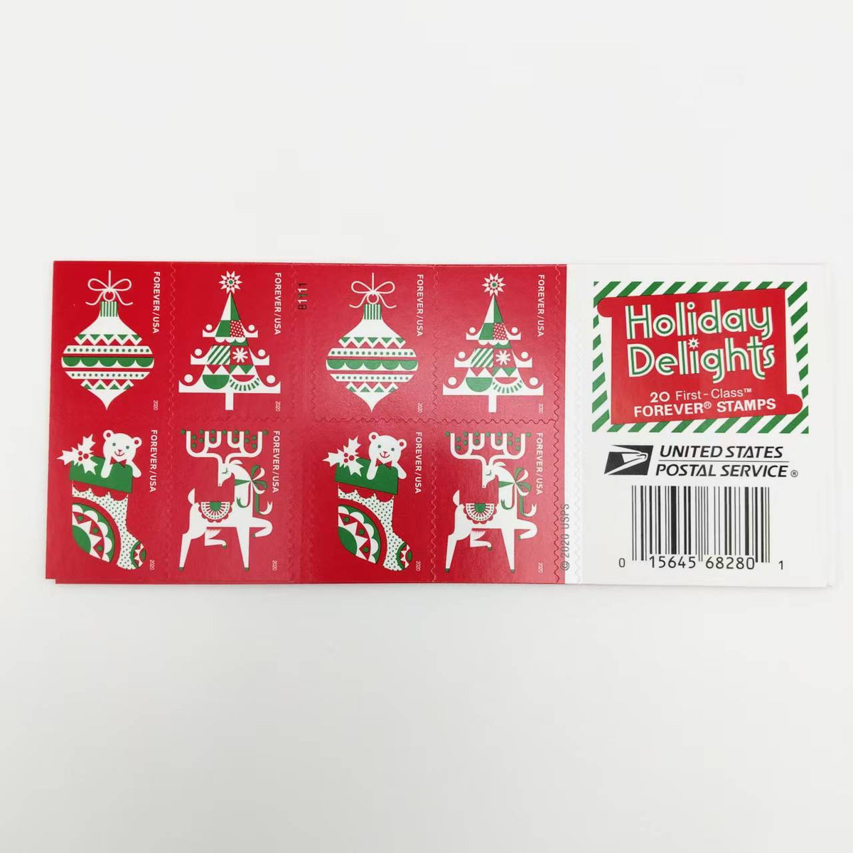 2020 Holiday Delights Forever Stamps