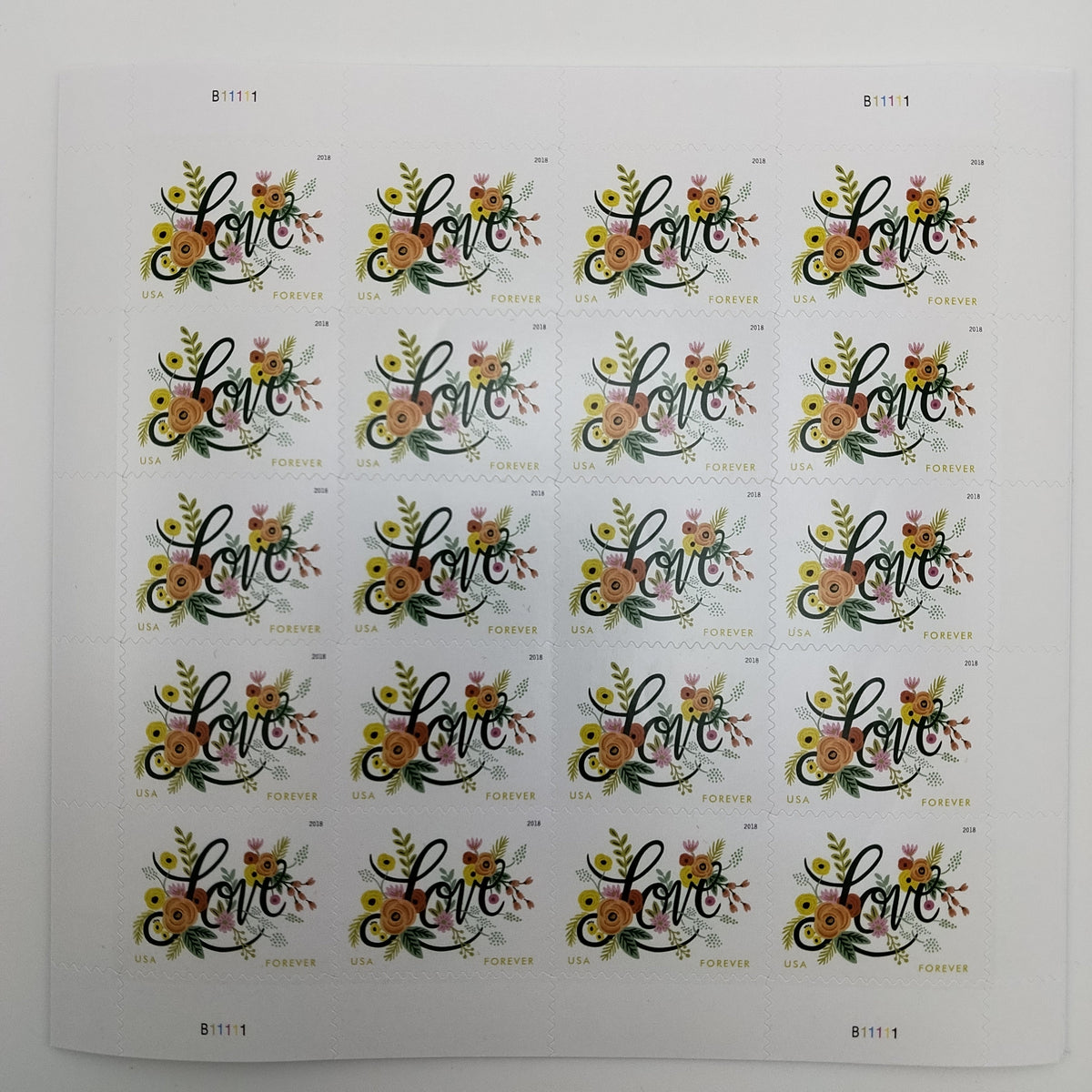 2018 Love Flourishes Forever Stamps