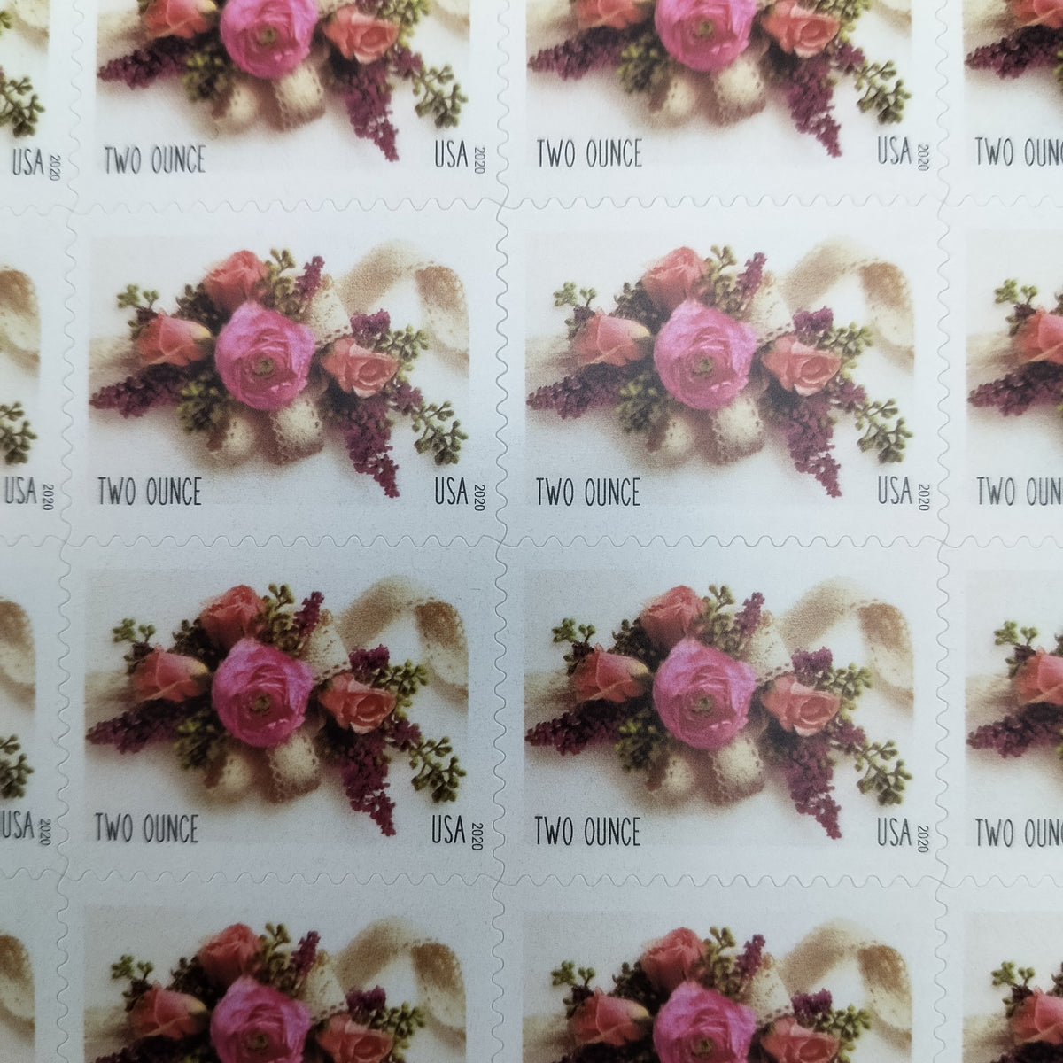2020 Garden Corsage Two-Ounce Stamps