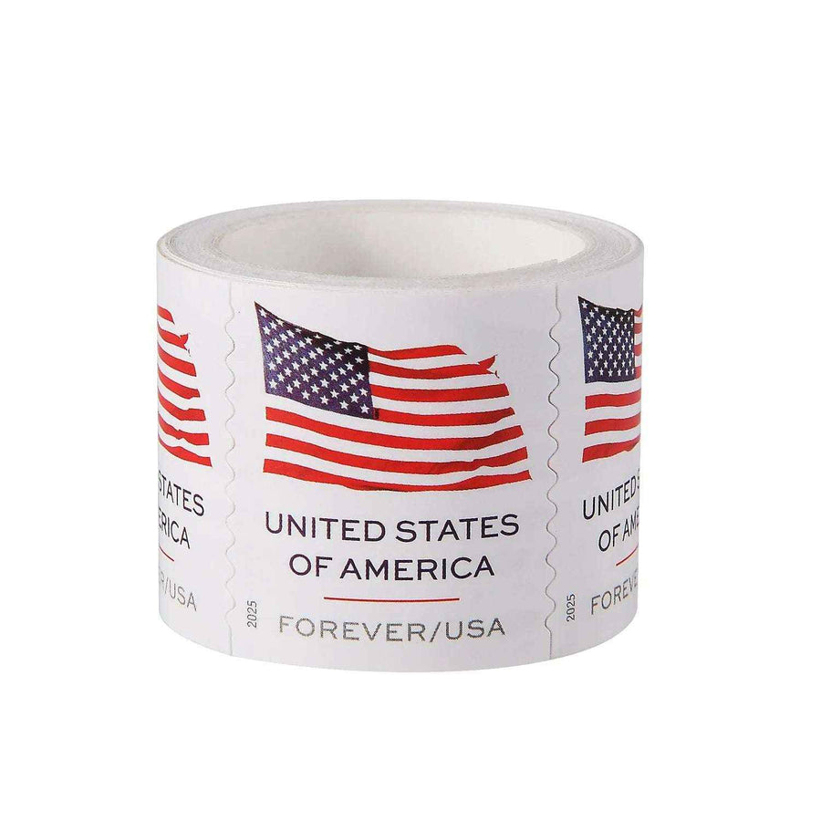 2025 US Flag Forever Stamp Roll