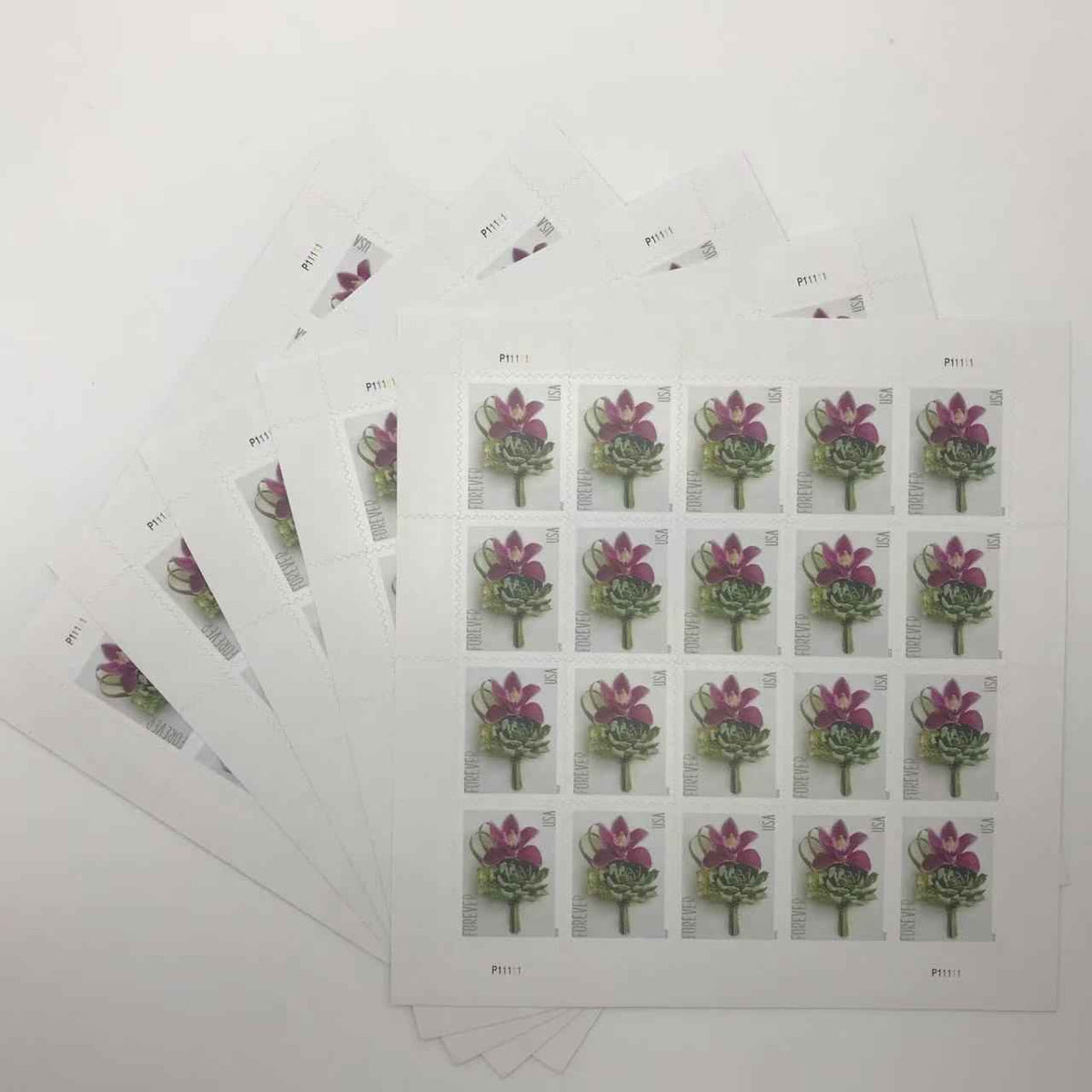 2020 Contemporary Boutonniere Wedding Forever Stamps