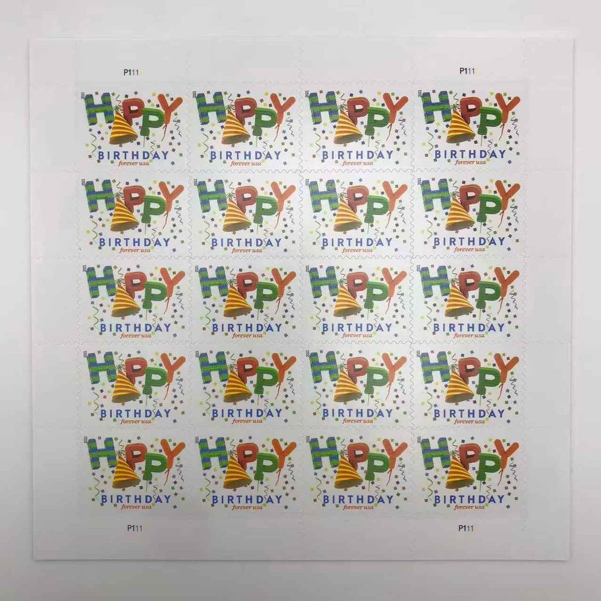 2021 Happy Birthday Forever Stamps