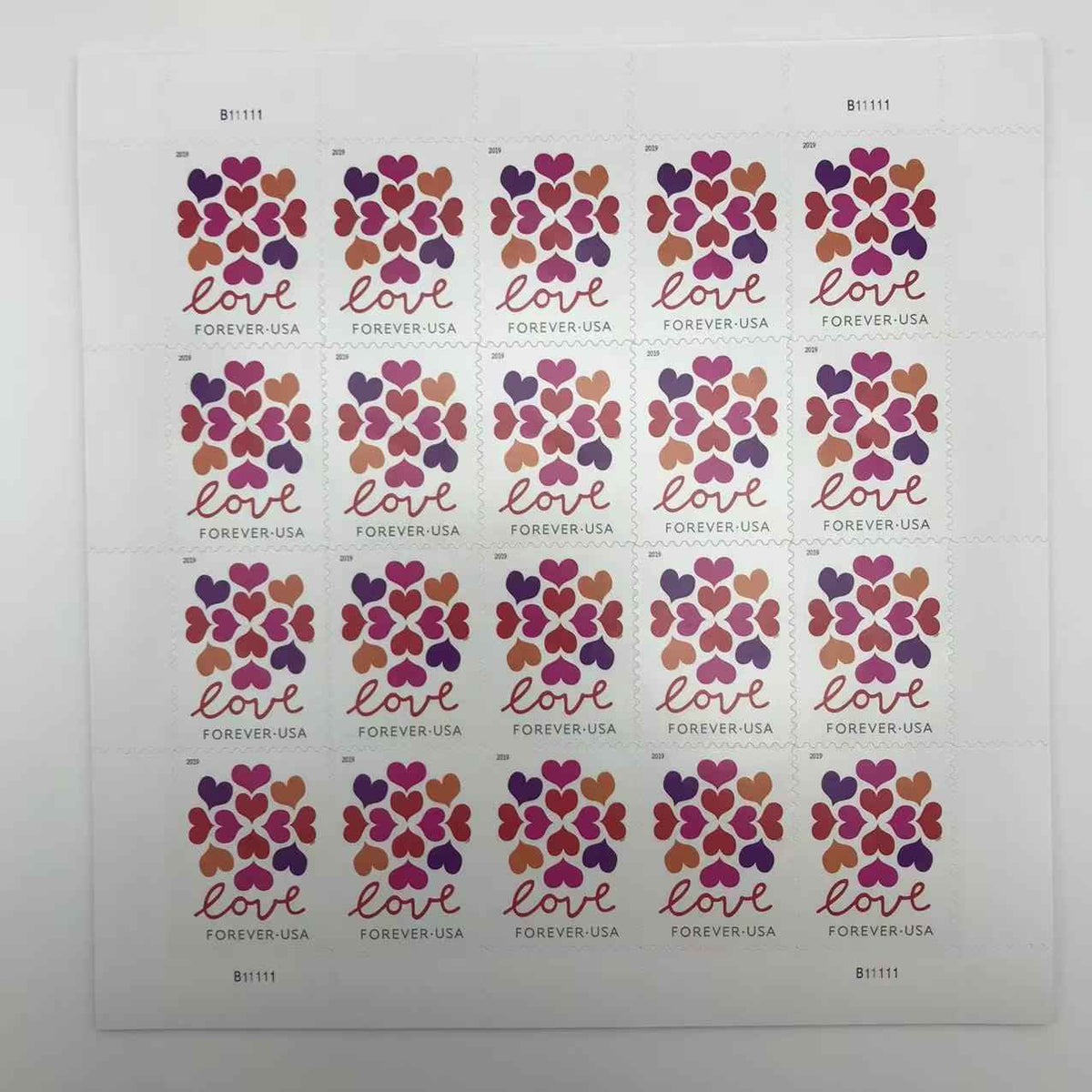 2019 Hearts Blossom Forever Stamps