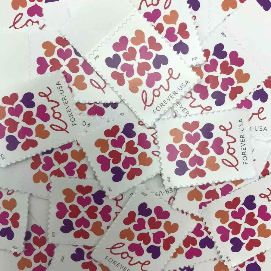 2019 Hearts Blossom Forever Stamps
