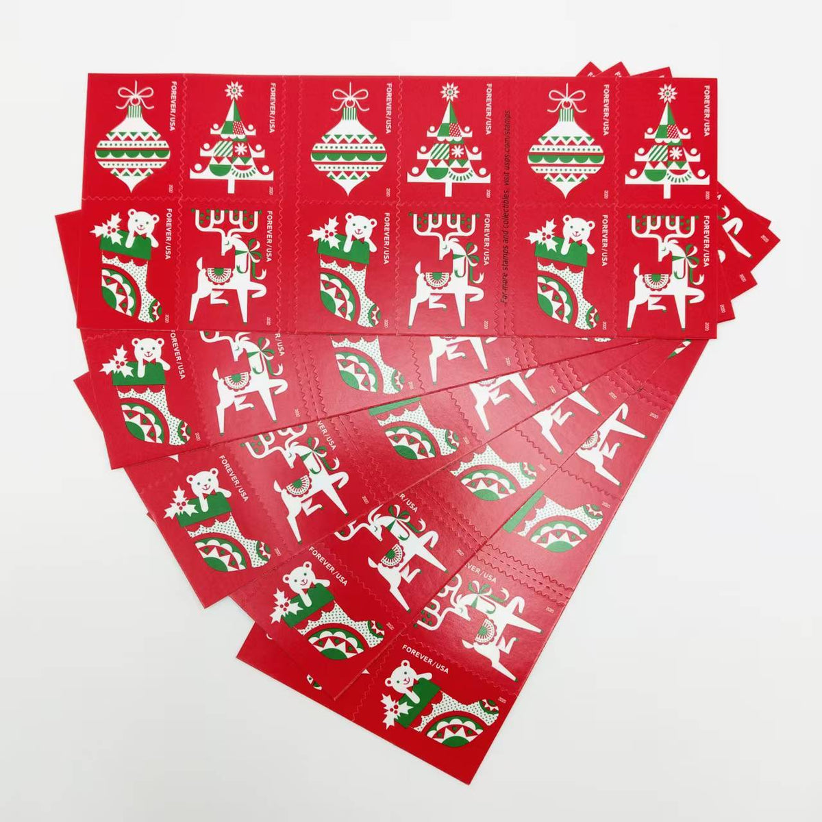 2020 Holiday Delights Forever Stamps
