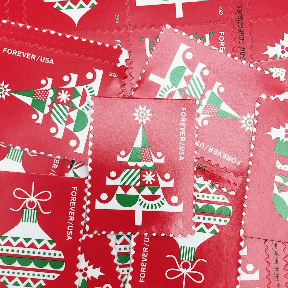2020 Holiday Delights Forever Stamps