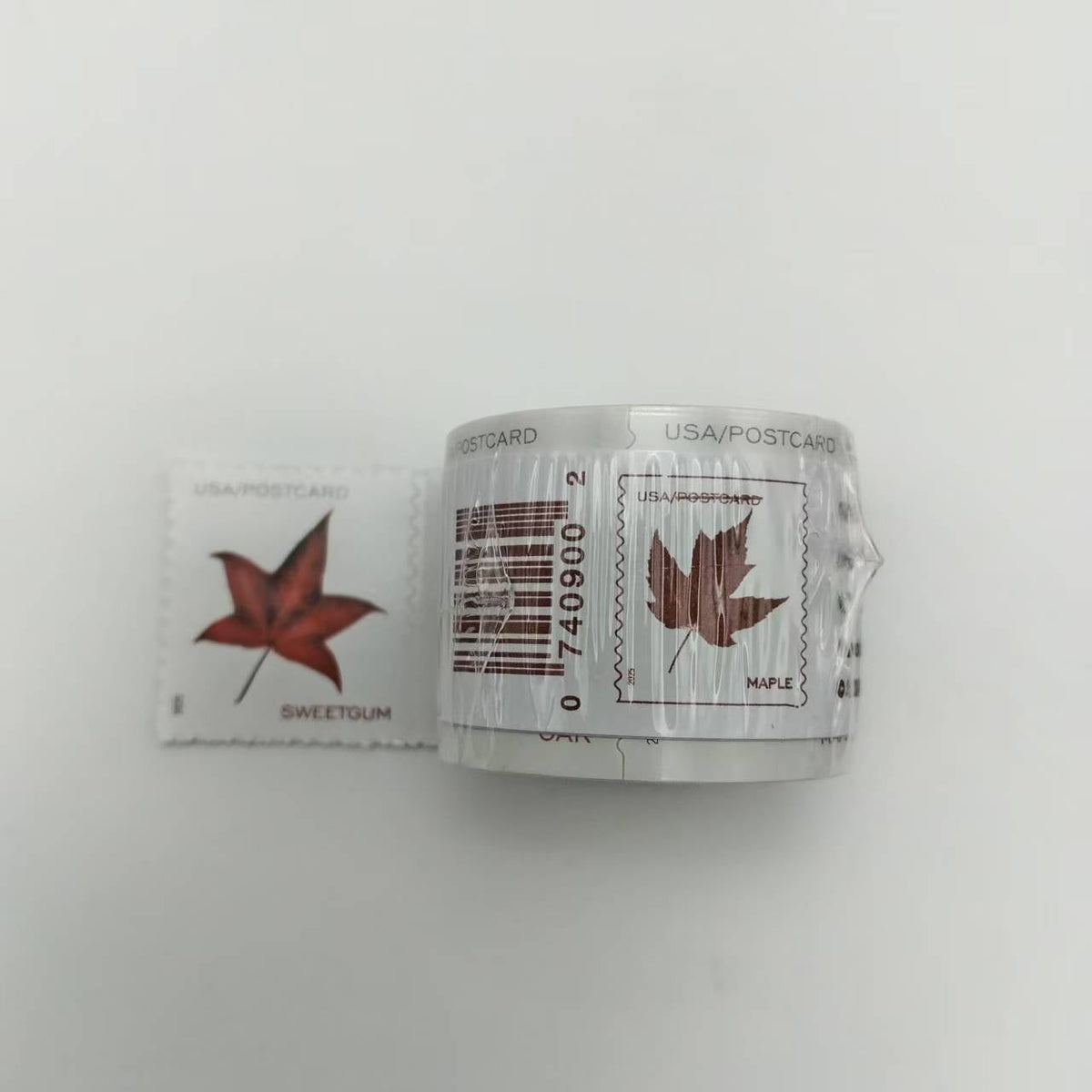 2025 Vibrant Leaves Postcard Stamps Rolls