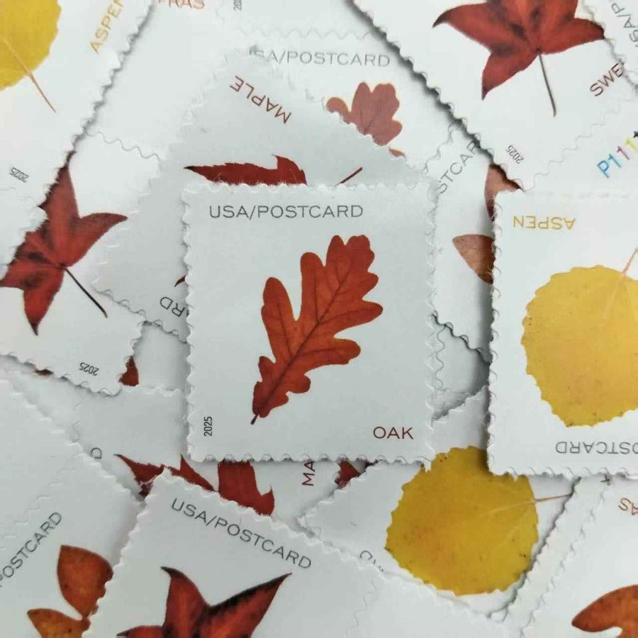 2025 Vibrant Leaves Postcard Stamps