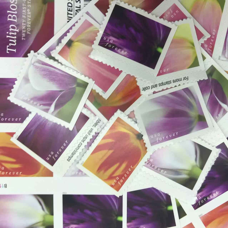 2023 Tulip Blossoms Forever Stamps