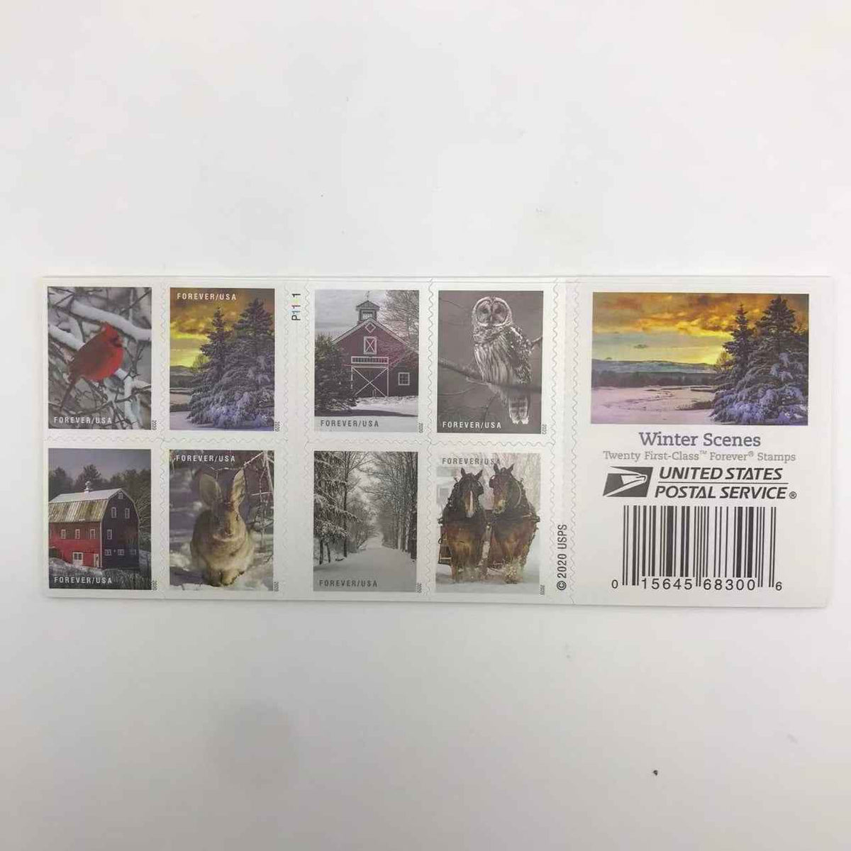 2020 Winter Scenes Forever Stamps